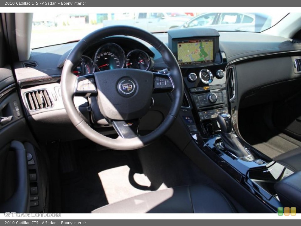 Ebony Interior Dashboard for the 2010 Cadillac CTS -V Sedan #47274458