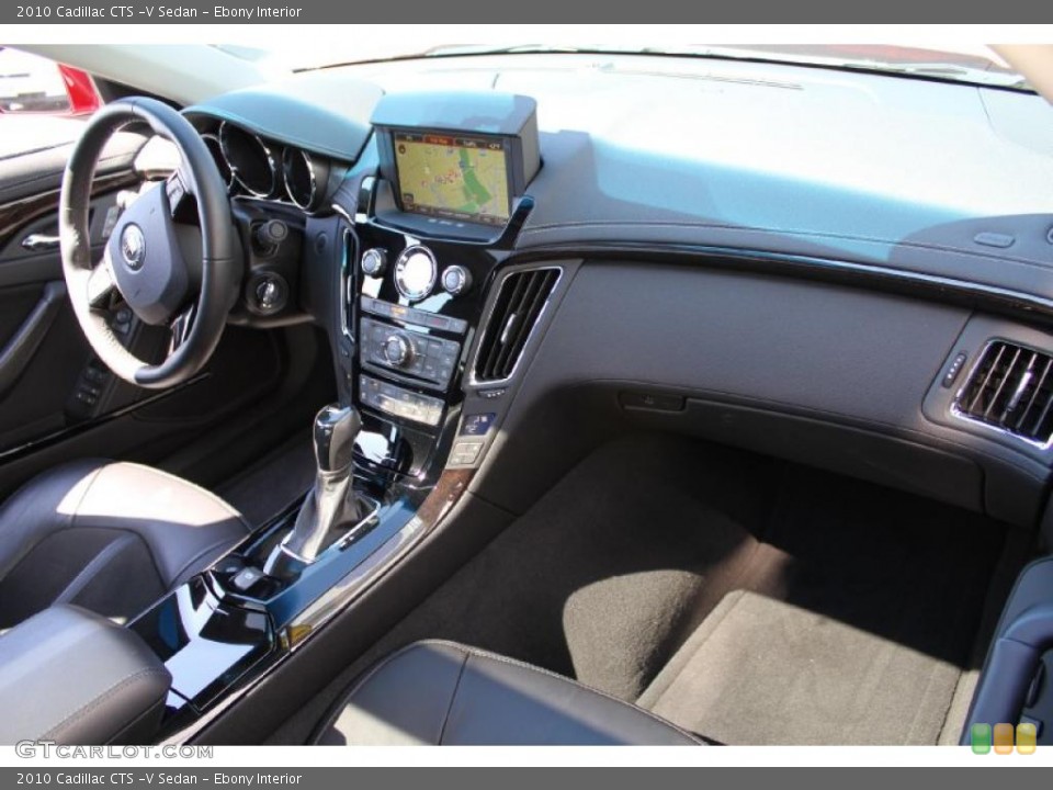 Ebony Interior Dashboard for the 2010 Cadillac CTS -V Sedan #47274470