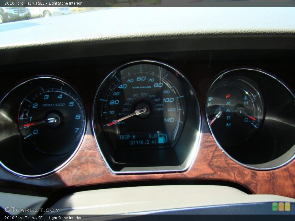 Light Stone Interior Gauges for the 2010 Ford Taurus SEL #47275301