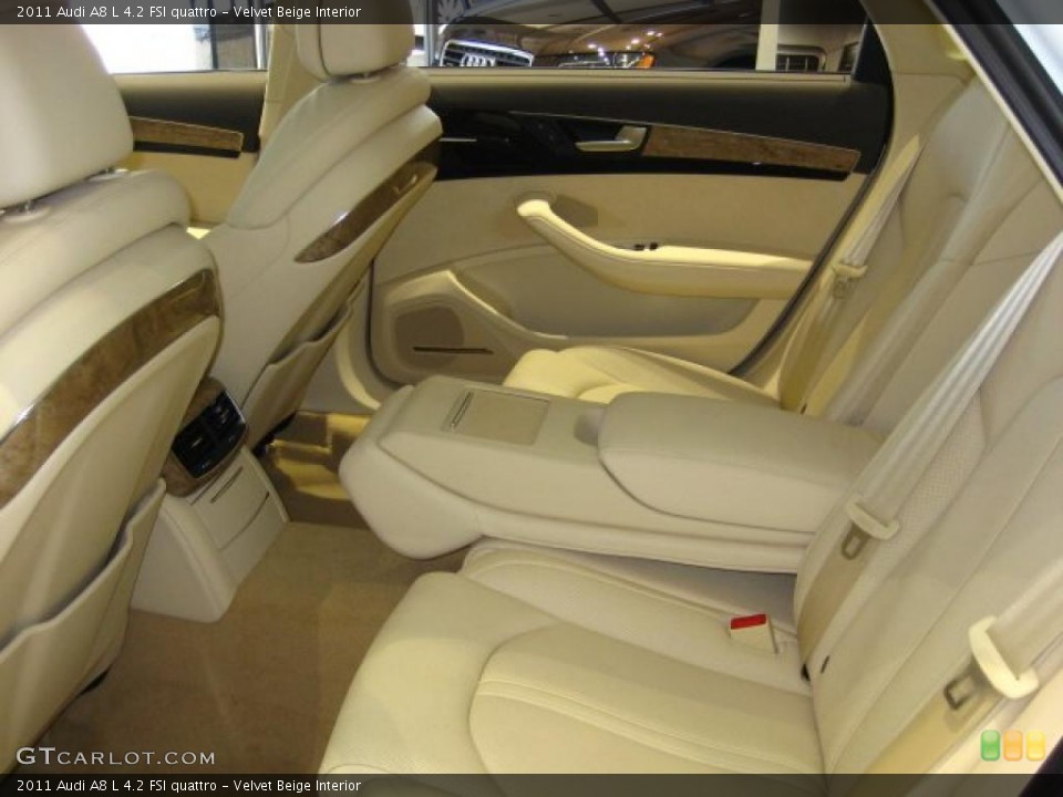 Velvet Beige Interior Photo for the 2011 Audi A8 L 4.2 FSI quattro #47275826