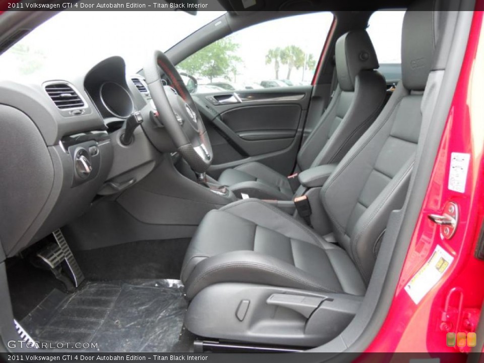 Titan Black Interior Photo for the 2011 Volkswagen GTI 4 Door Autobahn Edition #47276864
