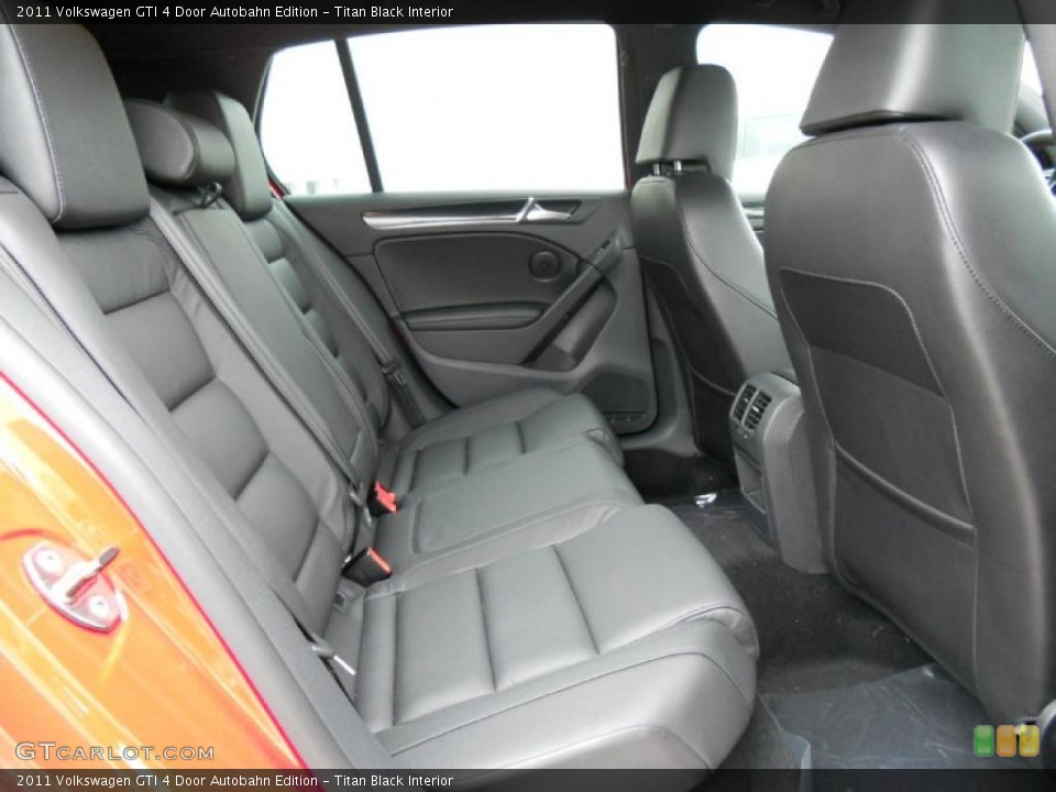 Titan Black Interior Photo for the 2011 Volkswagen GTI 4 Door Autobahn Edition #47276915