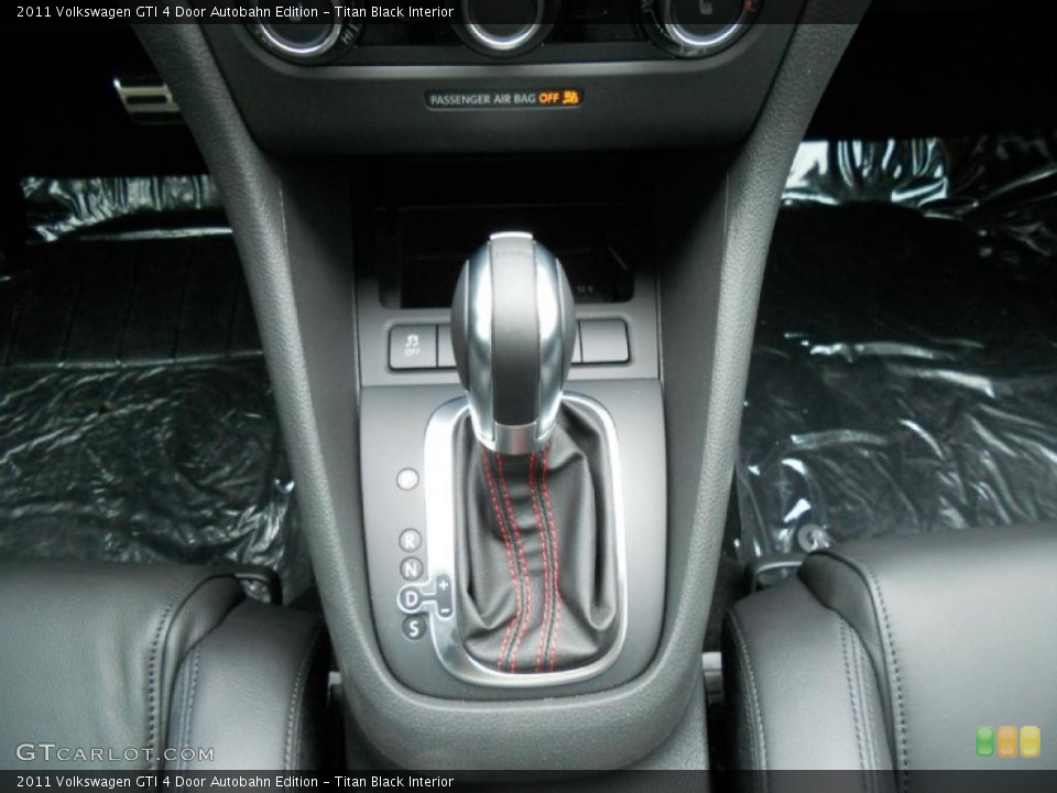 Titan Black Interior Transmission for the 2011 Volkswagen GTI 4 Door Autobahn Edition #47276972