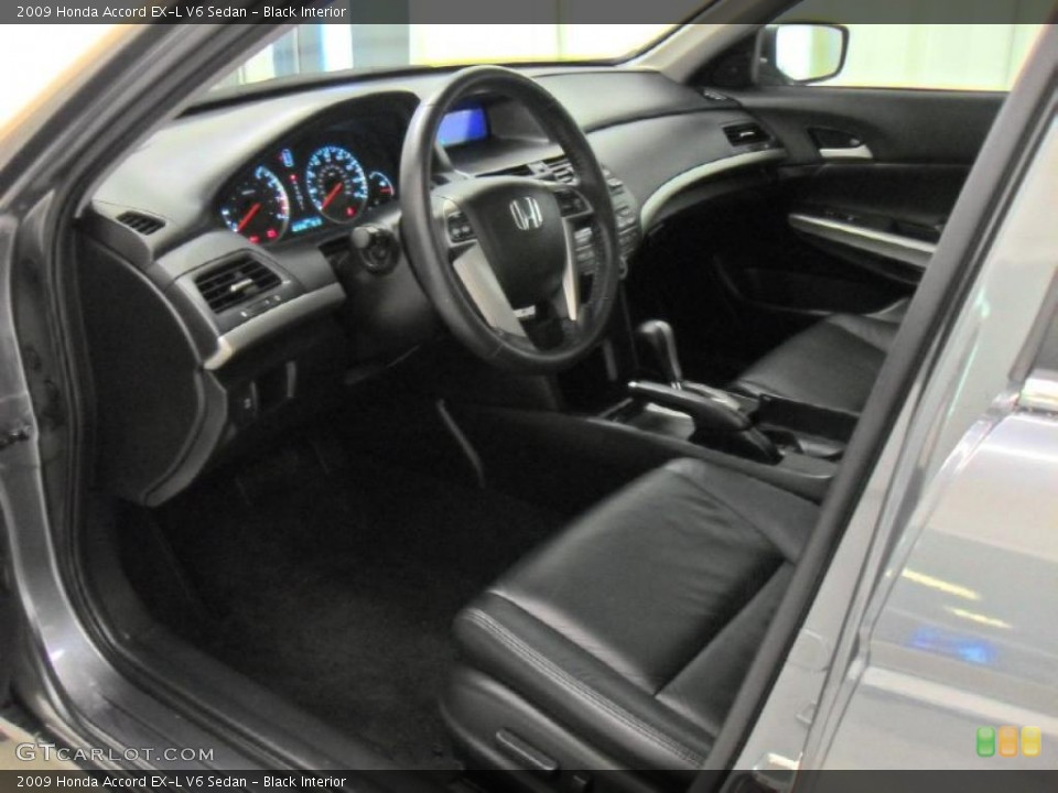 Black Interior Prime Interior for the 2009 Honda Accord EX-L V6 Sedan #47278017