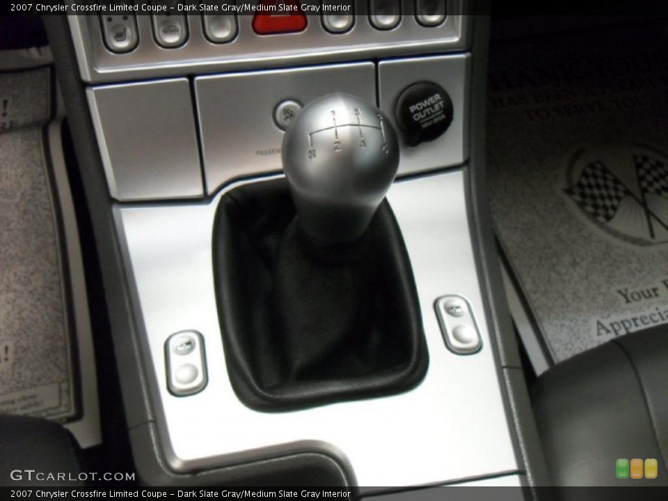 Dark Slate Gray/Medium Slate Gray Interior Transmission for the 2007 Chrysler Crossfire Limited Coupe #47278194