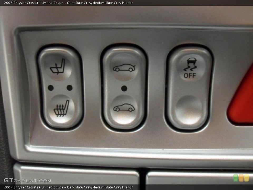 Dark Slate Gray/Medium Slate Gray Interior Controls for the 2007 Chrysler Crossfire Limited Coupe #47278233