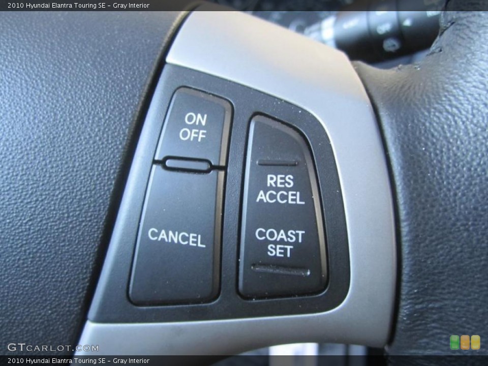 Gray Interior Controls for the 2010 Hyundai Elantra Touring SE #47281230