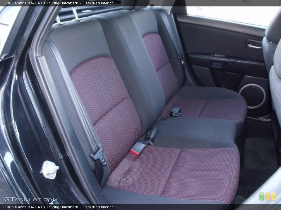 Black/Red Interior Photo for the 2006 Mazda MAZDA3 s Touring Hatchback #47282211