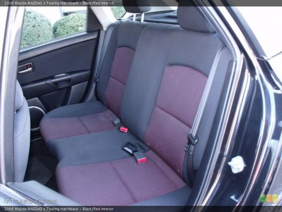Black/Red Interior Photo for the 2006 Mazda MAZDA3 s Touring Hatchback #47282247