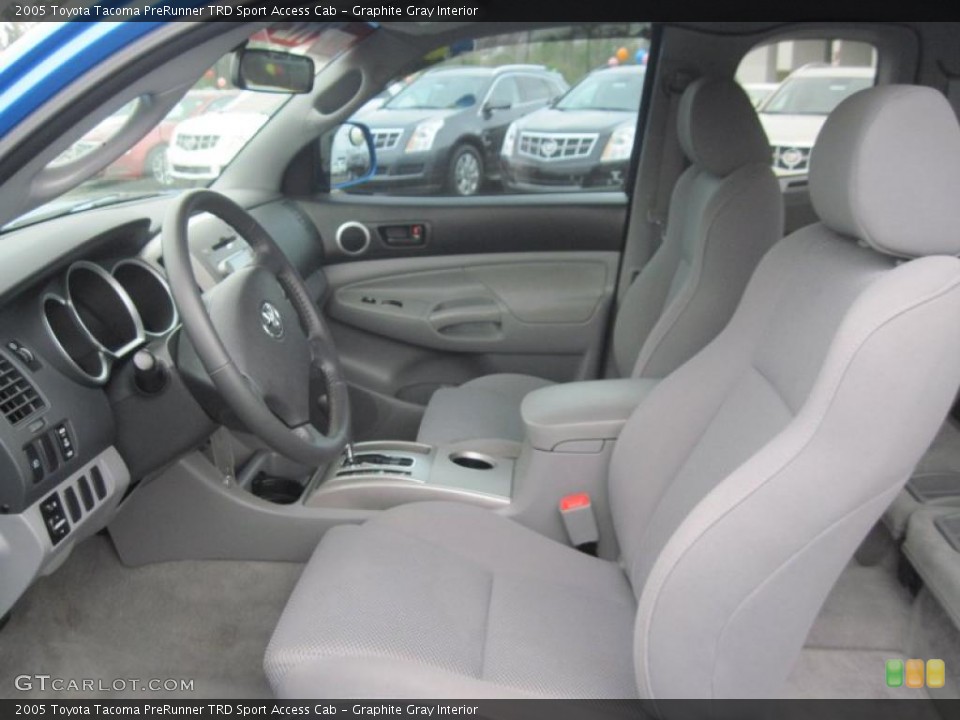 Graphite Gray Interior Photo for the 2005 Toyota Tacoma PreRunner TRD Sport Access Cab #47283951