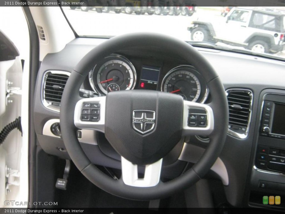 Black Interior Steering Wheel for the 2011 Dodge Durango Express #47286438