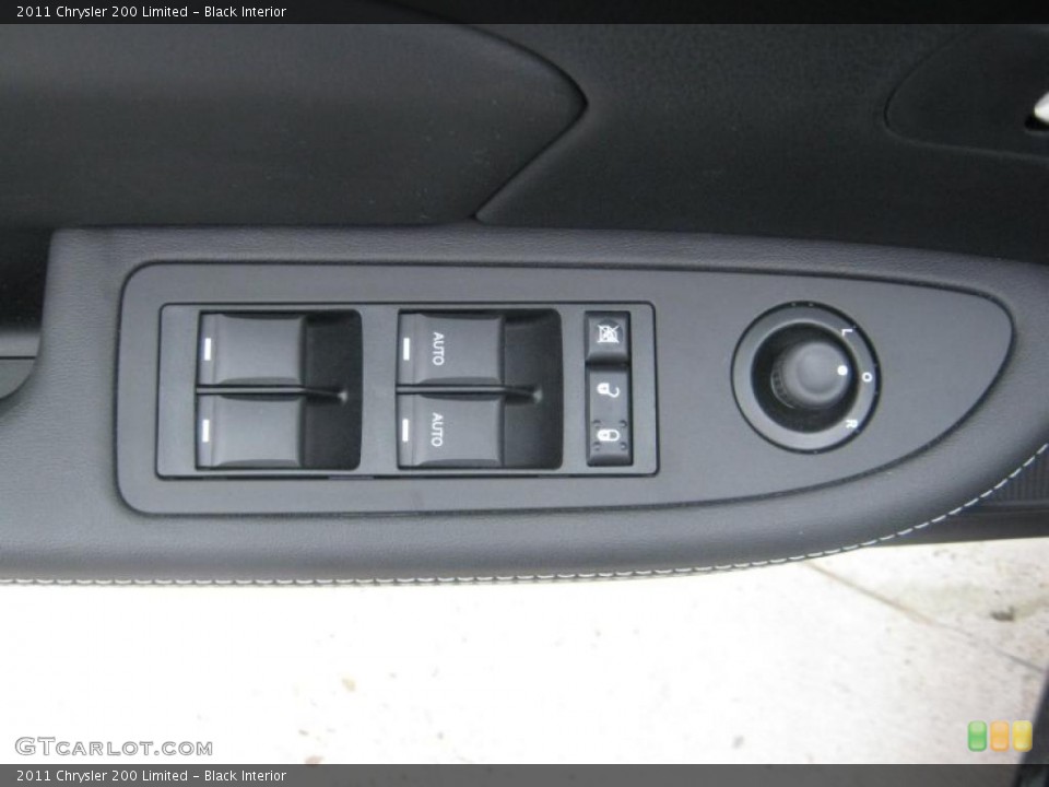 Black Interior Controls for the 2011 Chrysler 200 Limited #47286735