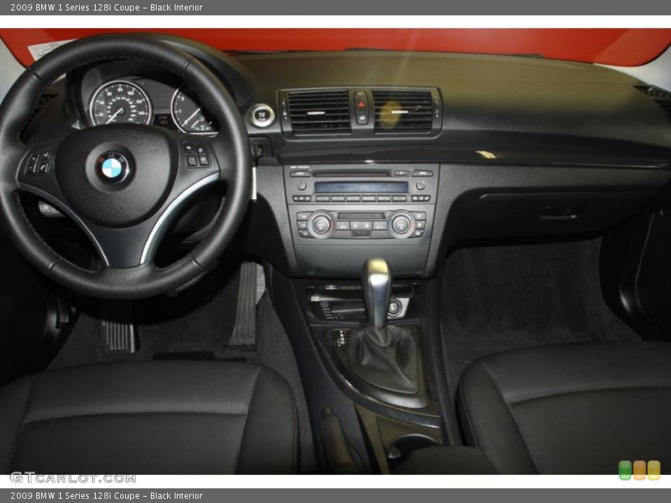 Black Interior Dashboard for the 2009 BMW 1 Series 128i Coupe #47289411