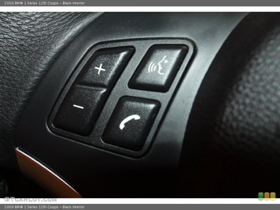 Black Interior Controls for the 2009 BMW 1 Series 128i Coupe #47289423