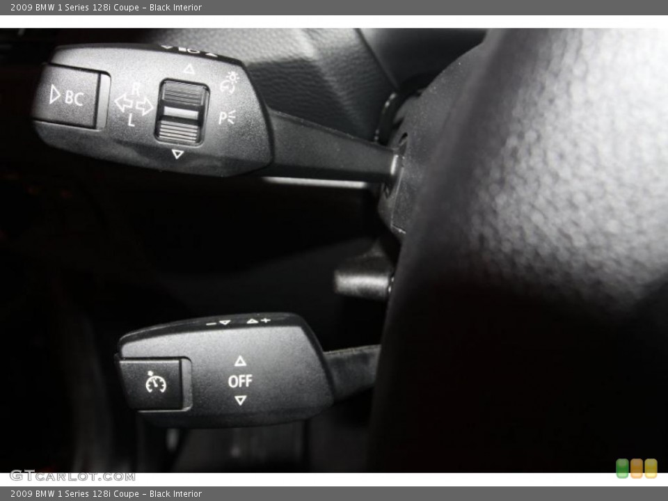 Black Interior Controls for the 2009 BMW 1 Series 128i Coupe #47289429
