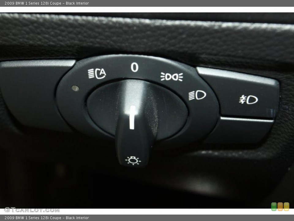 Black Interior Controls for the 2009 BMW 1 Series 128i Coupe #47289507