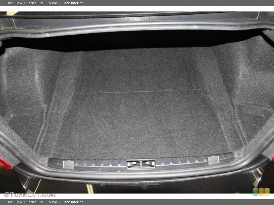 Black Interior Trunk for the 2009 BMW 1 Series 128i Coupe #47289522