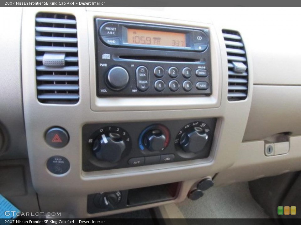 Desert Interior Controls for the 2007 Nissan Frontier SE King Cab 4x4 #47290707