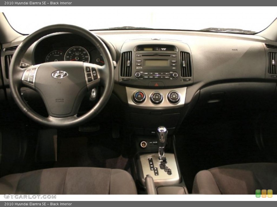 Black Interior Dashboard for the 2010 Hyundai Elantra SE #47292977