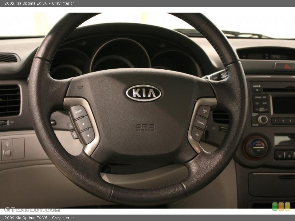 Gray Interior Steering Wheel for the 2009 Kia Optima EX V6 #47293154