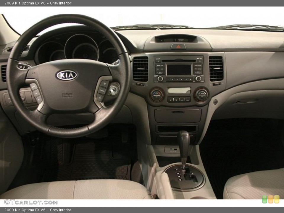 Gray Interior Dashboard for the 2009 Kia Optima EX V6 #47293256