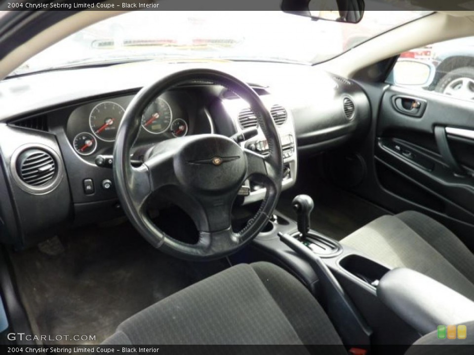 Black Interior Prime Interior for the 2004 Chrysler Sebring Limited Coupe #47293799