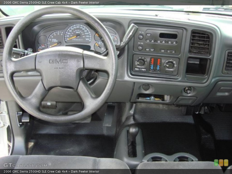 Dark Pewter Interior Dashboard for the 2006 GMC Sierra 2500HD SLE Crew Cab 4x4 #47293871