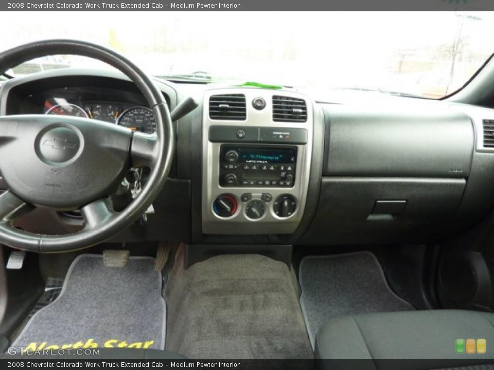 Medium Pewter Interior Dashboard for the 2008 Chevrolet Colorado Work Truck Extended Cab #47294654