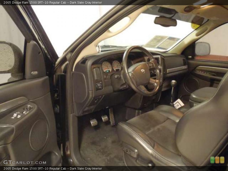 Dark Slate Gray Interior Photo for the 2005 Dodge Ram 1500 SRT-10 Regular Cab #47294696