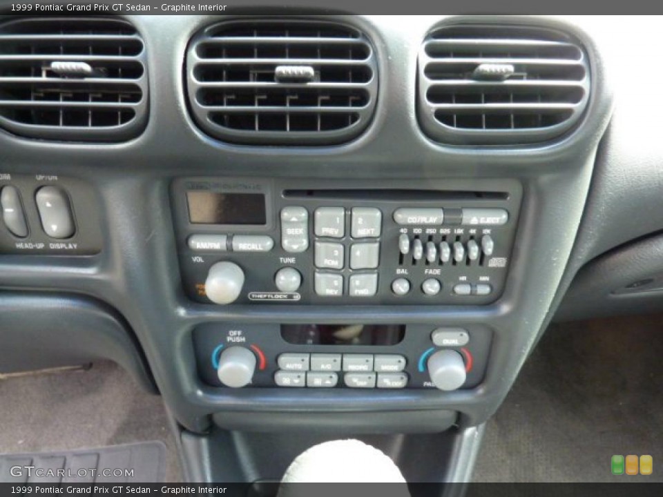 Graphite Interior Controls for the 1999 Pontiac Grand Prix GT Sedan #47295692