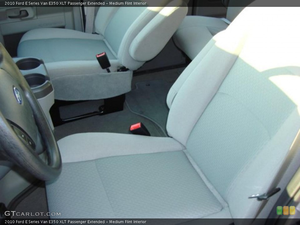Medium Flint Interior Photo for the 2010 Ford E Series Van E350 XLT Passenger Extended #47295841