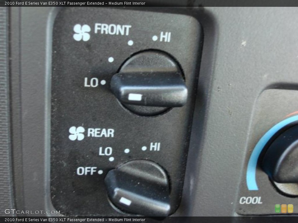 Medium Flint Interior Controls for the 2010 Ford E Series Van E350 XLT Passenger Extended #47295989