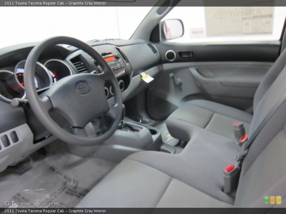 Graphite Gray Interior Photo for the 2011 Toyota Tacoma Regular Cab #47297411