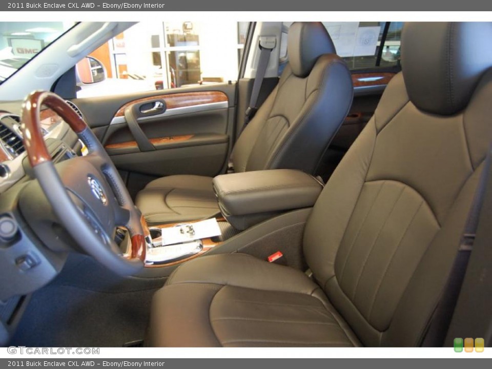 Ebony/Ebony Interior Photo for the 2011 Buick Enclave CXL AWD #47297513