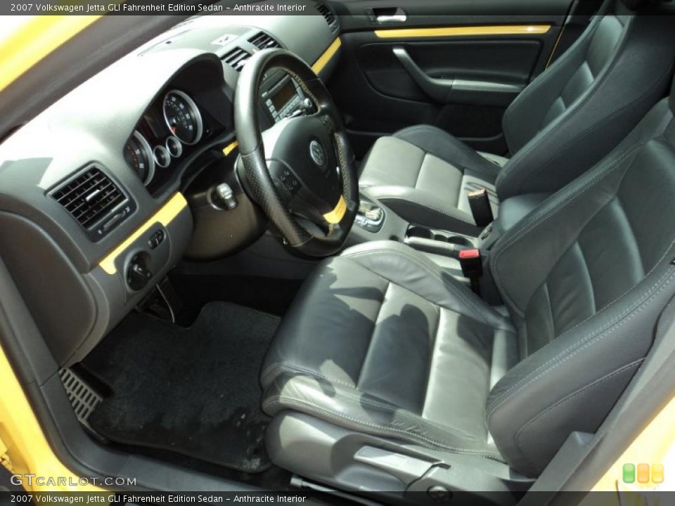 Anthracite Interior Photo for the 2007 Volkswagen Jetta GLI Fahrenheit Edition Sedan #47297786
