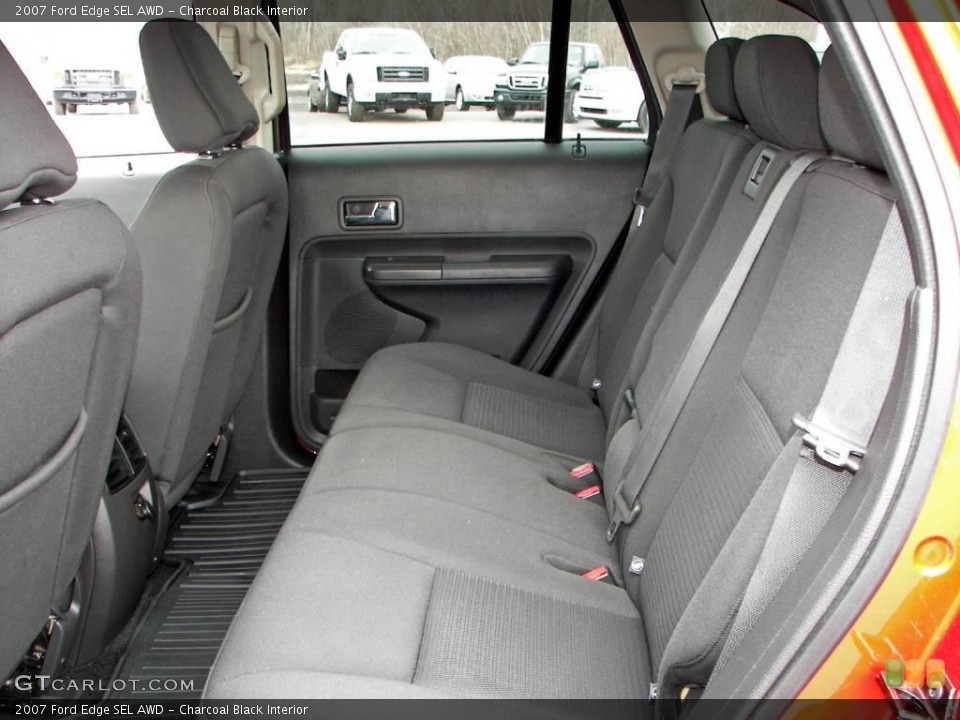 Charcoal Black Interior Rear Seat for the 2007 Ford Edge SEL AWD #4729787