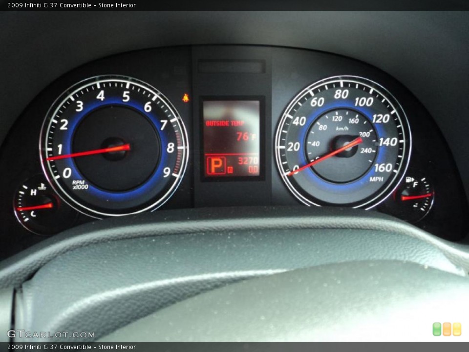 Stone Interior Gauges for the 2009 Infiniti G 37 Convertible #47298476