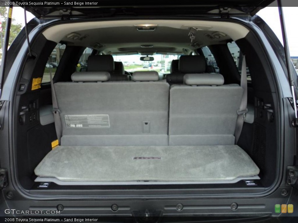 Sand Beige Interior Trunk for the 2008 Toyota Sequoia Platinum #47298920