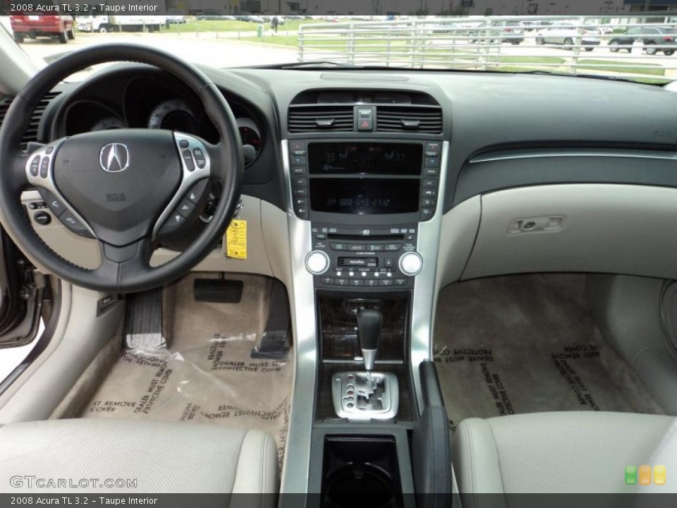 Taupe Interior Dashboard for the 2008 Acura TL 3.2 #47299406