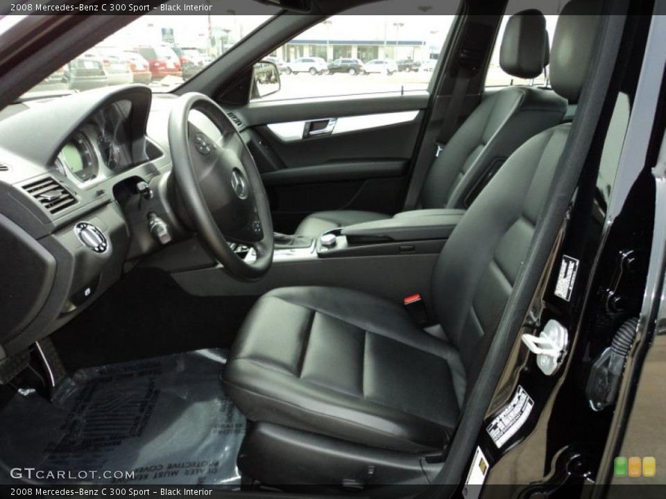 Black Interior Photo for the 2008 Mercedes-Benz C 300 Sport #47299583