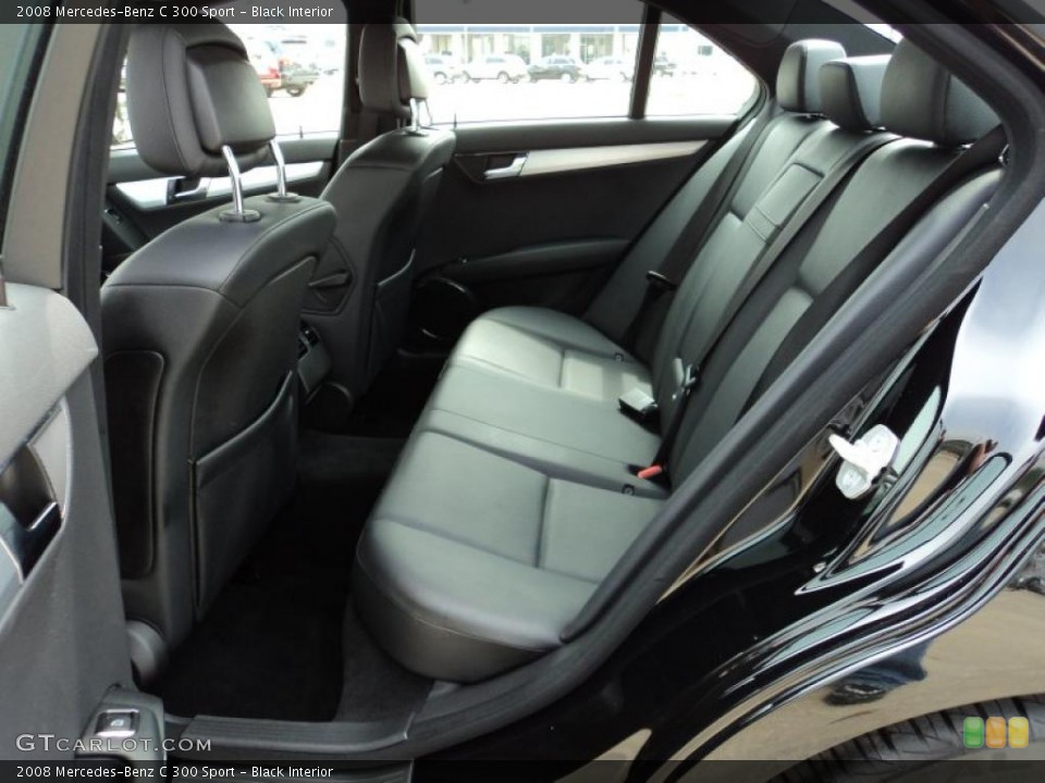 Black Interior Photo for the 2008 Mercedes-Benz C 300 Sport #47299586