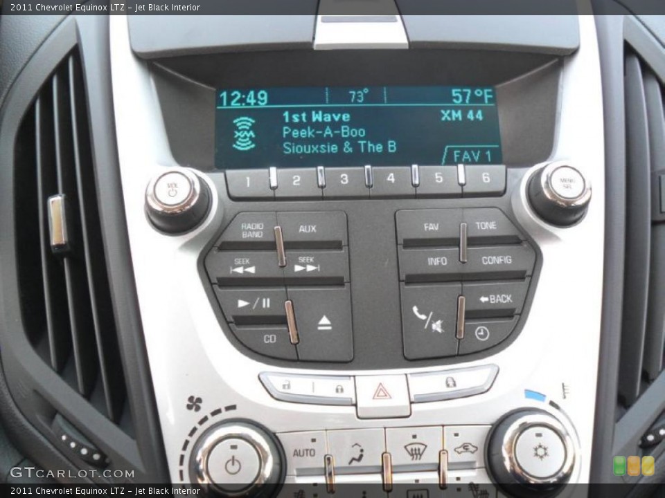 Jet Black Interior Controls for the 2011 Chevrolet Equinox LTZ #47300345
