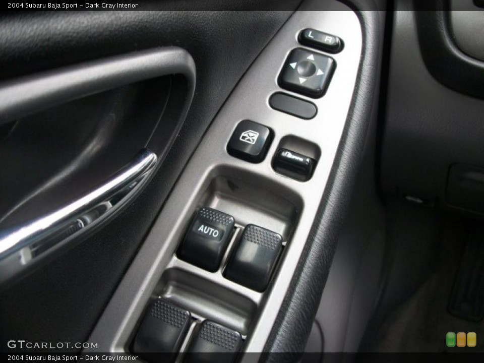 Dark Gray Interior Controls for the 2004 Subaru Baja Sport #47301011