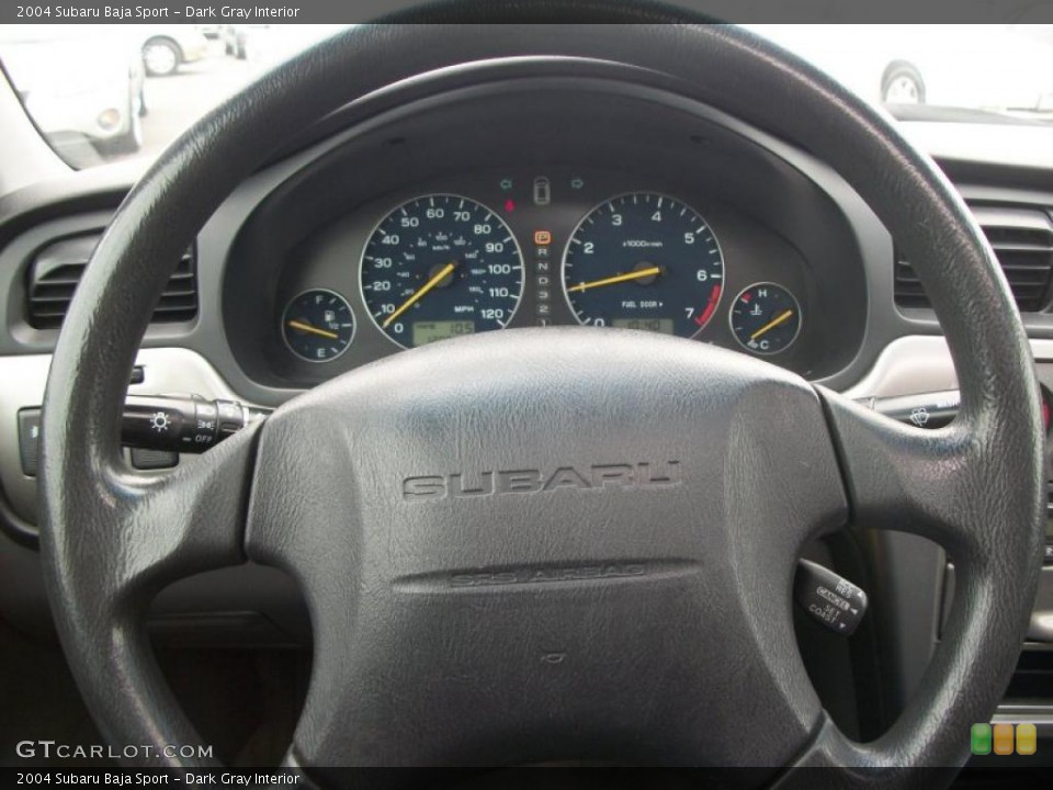 Dark Gray Interior Steering Wheel for the 2004 Subaru Baja Sport #47301023