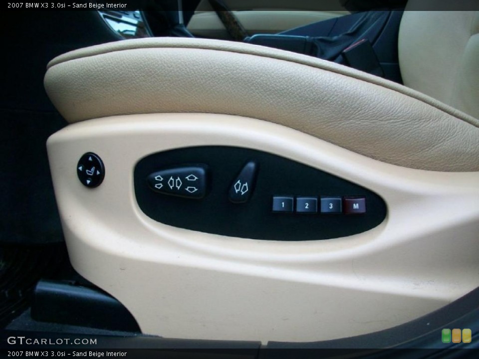 Sand Beige Interior Controls for the 2007 BMW X3 3.0si #47301287