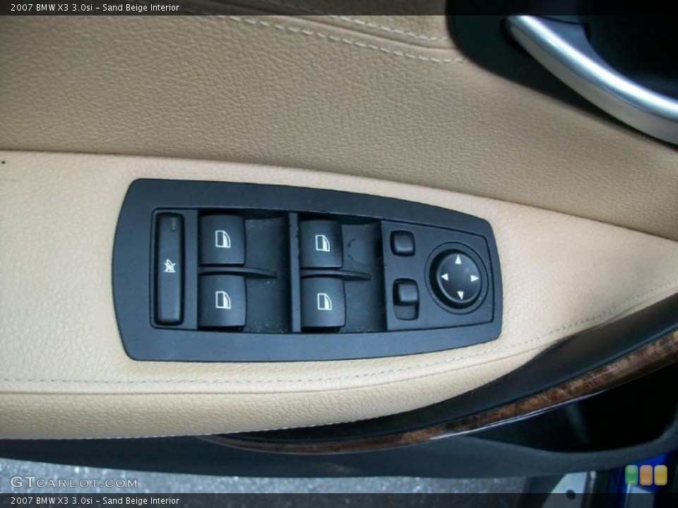 Sand Beige Interior Controls for the 2007 BMW X3 3.0si #47301302