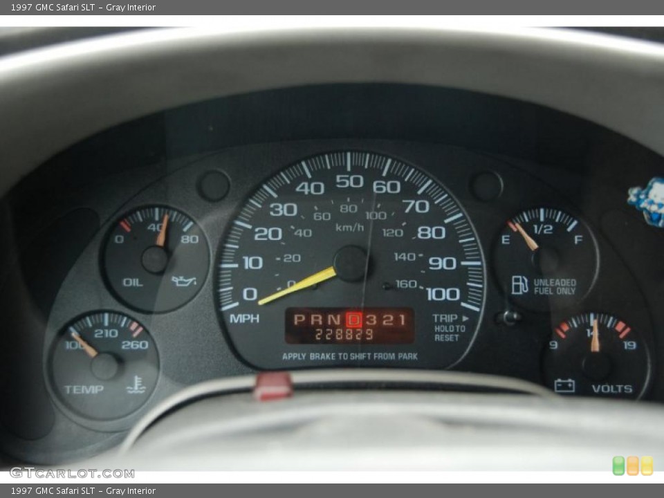 Gray Interior Gauges for the 1997 GMC Safari SLT #47302541