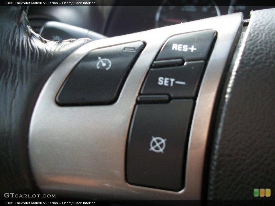 Ebony Black Interior Controls for the 2006 Chevrolet Malibu SS Sedan #47302580