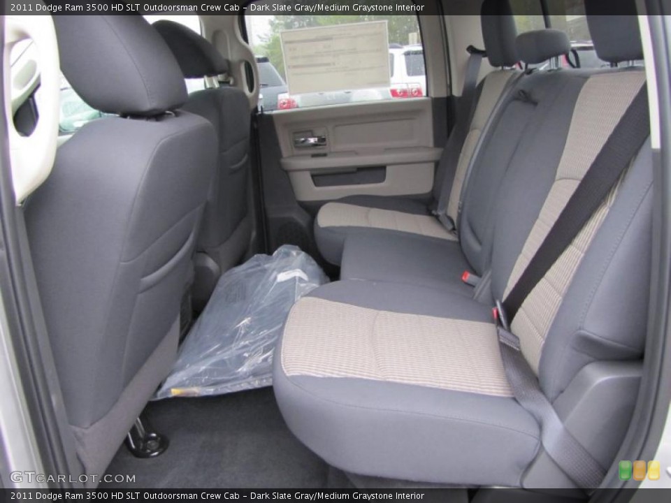 Dark Slate Gray/Medium Graystone Interior Photo for the 2011 Dodge Ram 3500 HD SLT Outdoorsman Crew Cab #47303072
