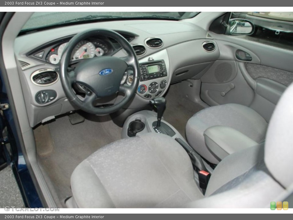 Medium Graphite Interior Prime Interior for the 2003 Ford Focus ZX3 Coupe #47303304